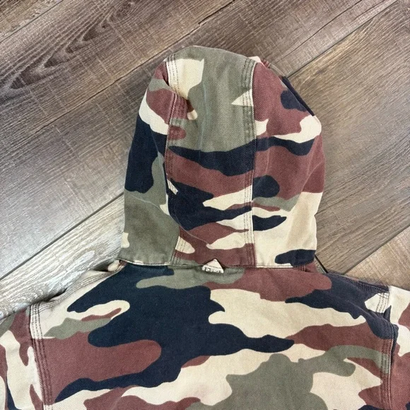 Kids Camouflage Walls Canvas Chore Coat, Blizzard Pruf, Fleece Lined, Heavy Duty - Picture 8 of 8